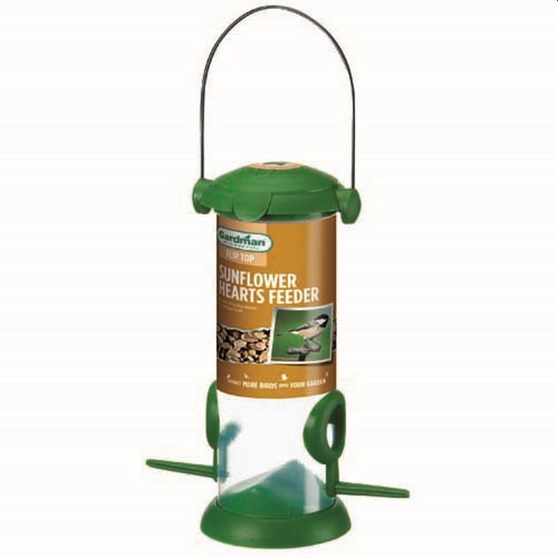 Flip Top Sunflower Hearts Feeder